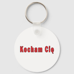Kocham Cie - I Love You Key Ring