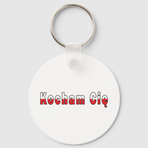 Kocham Cie - I Love You Key Ring