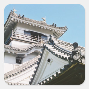 Kochi Castle: Japan Square Sticker