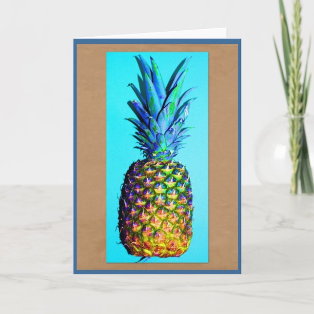 Kodachrome pineapple card (Front)