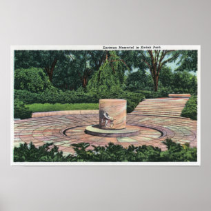Kodak Park View of Eastman Memorial Poster