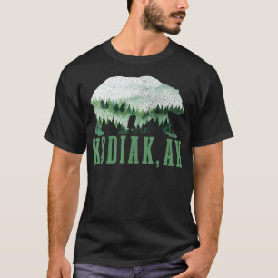 Kodiak Alaska Grizzly Bear Nature Hiking Camping H T-Shirt