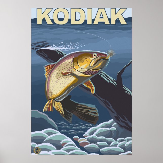 Kodiak, AlaskaCutthroat Trout Cross-Section Poster (Front)