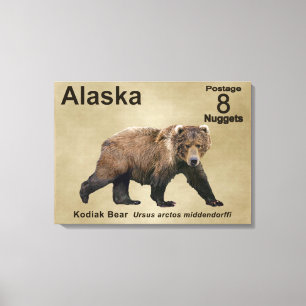Kodiak Bear Canvas Print