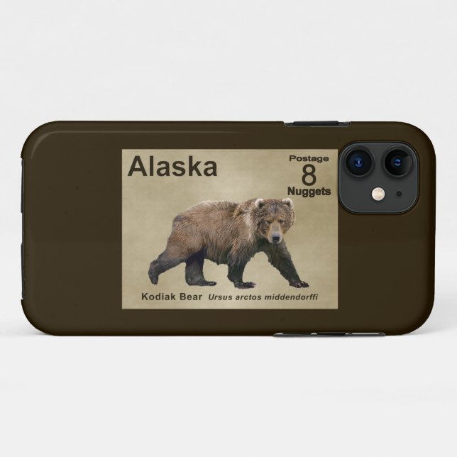 Kodiak Bear Case-Mate iPhone Case (Back (Horizontal))