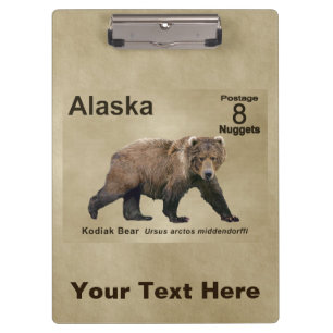 Kodiak Bear Clipboard