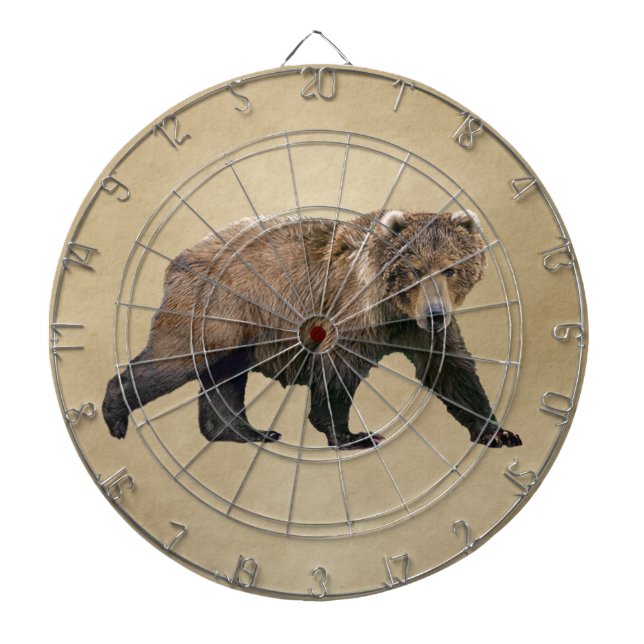 Kodiak Bear Dartboard (Front)