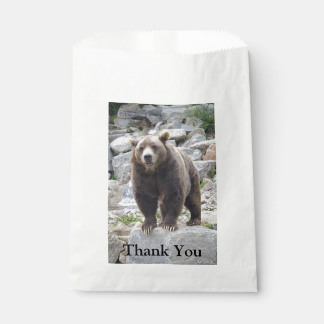 Kodiak Bear Favour Bags (Front)