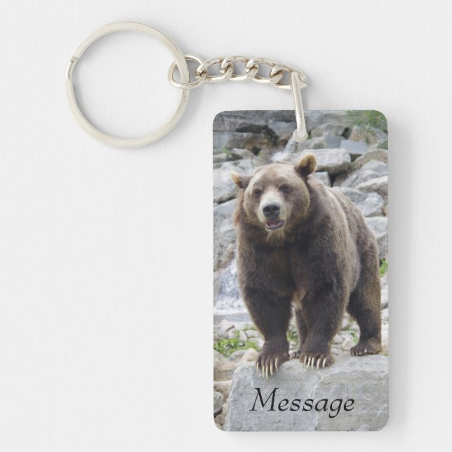 Kodiak Bear Key Ring (Front)