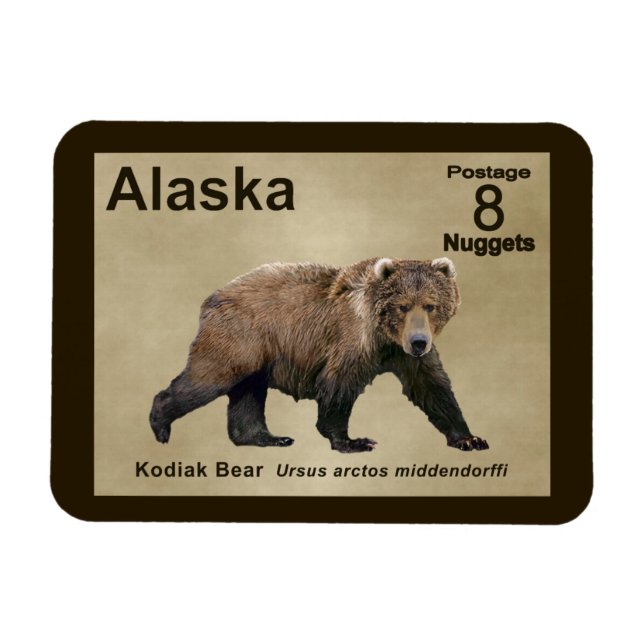 Kodiak Bear Magnet (Horizontal)