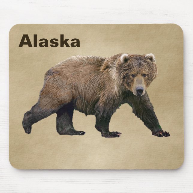 Kodiak Bear Mouse Mat (Front)