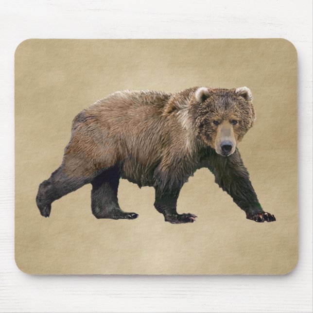 Kodiak Bear Mouse Mat (Front)