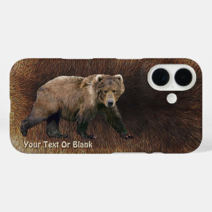 Kodiak Bear On Caribou Fur iPhone 16 Case