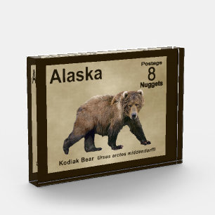Kodiak Bear Photo Block