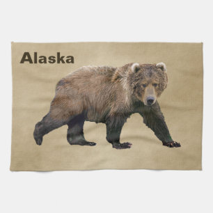 Kodiak Bear Tea Towel