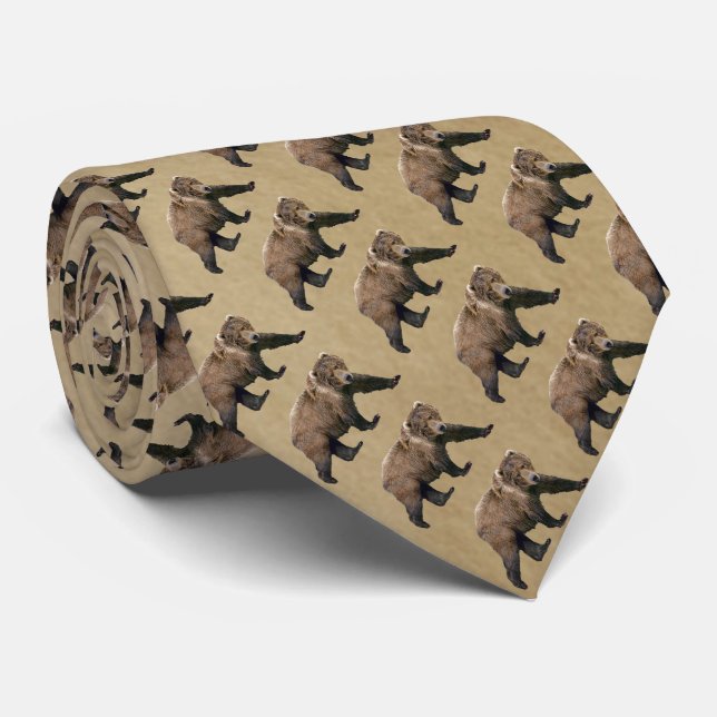 Kodiak Bear Tie (Rolled)