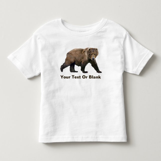 Kodiak Bear Toddler T-Shirt (Front)