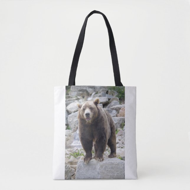 Kodiak Bear Tote Bag (Front)