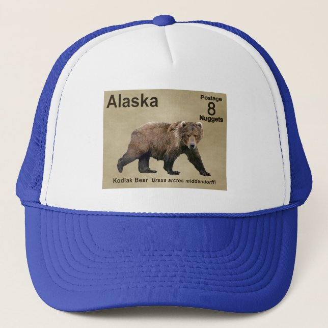 Kodiak Bear Trucker Hat (Front)