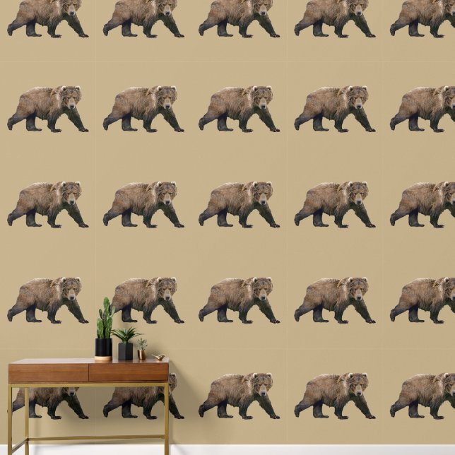 Kodiak Bear Wallpaper (Hallway)