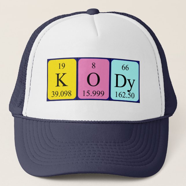 Kody periodic table name hat (Front)