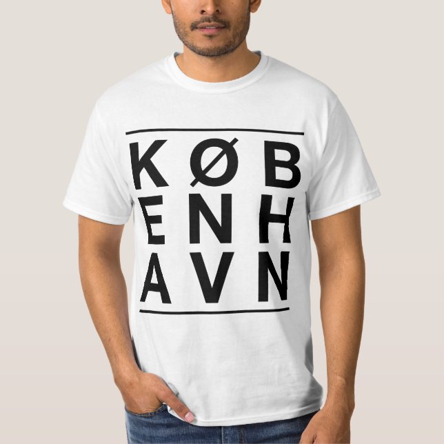 Koebenhavn by Copenhagen Denmark  T-Shirt (Front)