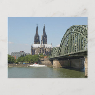 Koeln (Cologne) in Germany Postcard