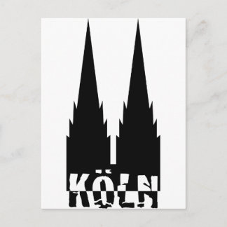 koeln icon postcard