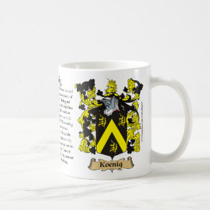 Koenig, the Origin, the Meaning and the Crest Mug