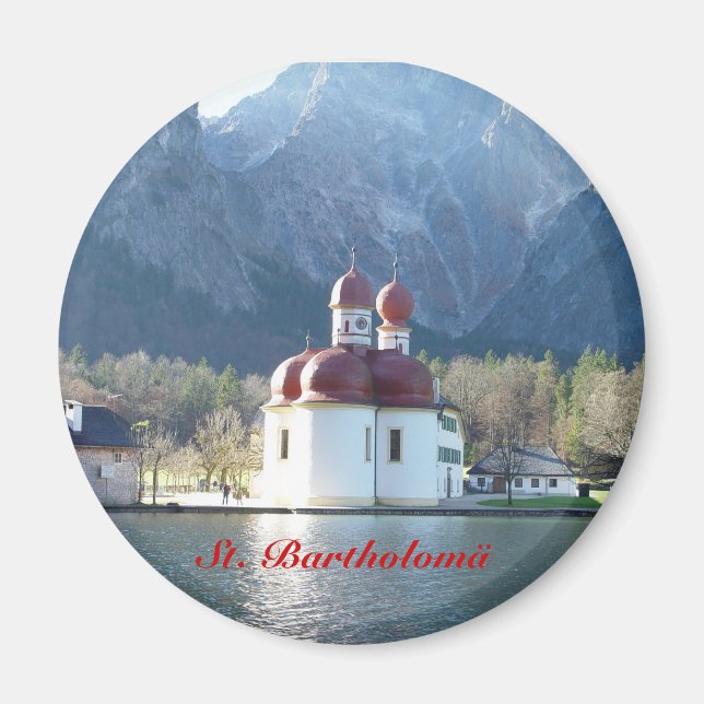 Koenigsee, St. Bartholomä Magnet (Front)