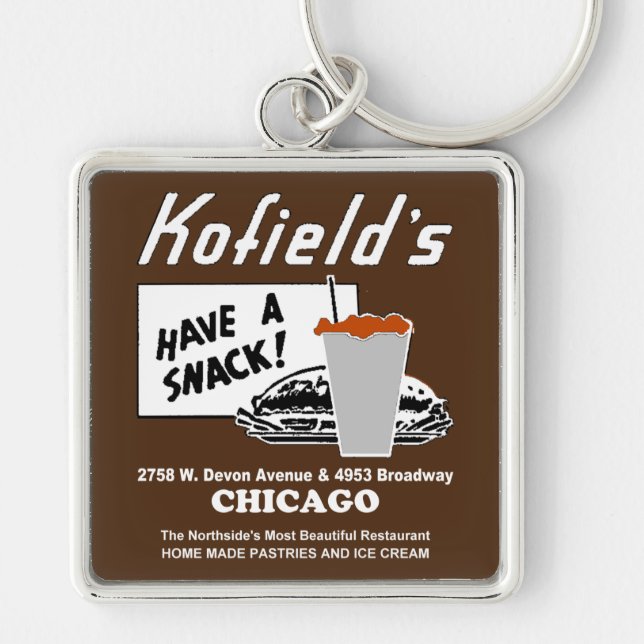 Kofield's Restaurant, Chicago Key Ring (Front)
