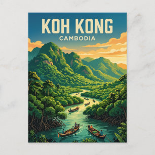 Koh Kong Cambodia Postcard