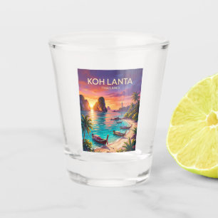 Koh Lanta Thailand Shot Glass