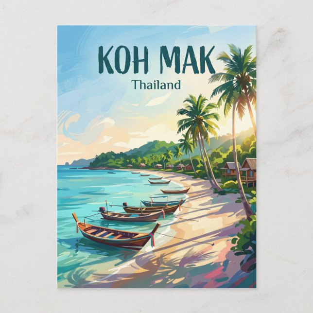 Koh Mak Thailand Postcard (Front)