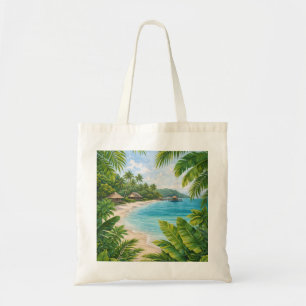 Koh Rong Cambodia Tropical Beach Jungle Resort Tote Bag