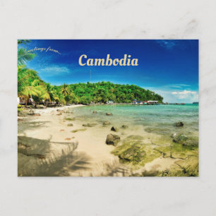 Koh Rong Sanloem Preah Sihanouk Cambodia Postcard