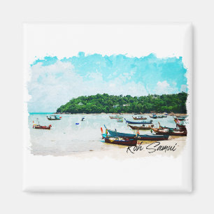 Koh Samui thailand beach paradise Magnet