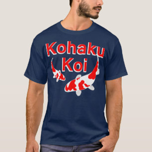 Kohaku Koi Red And White Koi Fish Types Of Koi T-Shirt