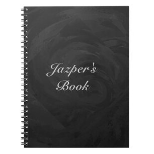 Kohl Black Monogram Personalised Notebook