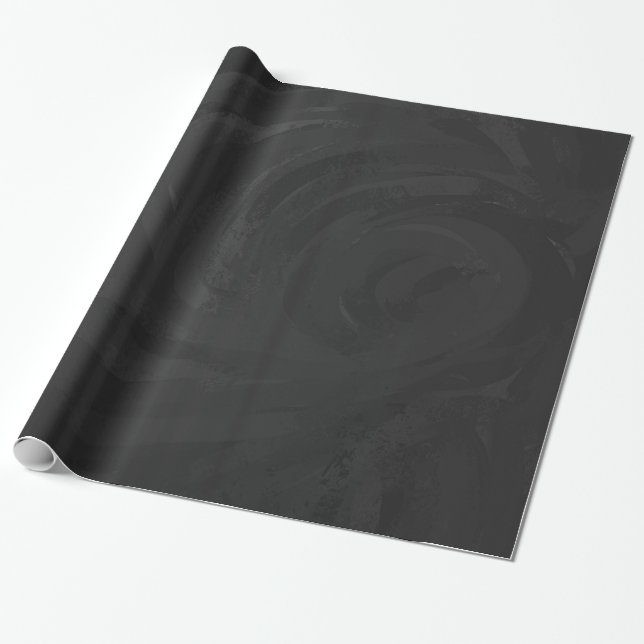 Kohl Black Wrapping Paper (Unrolled)