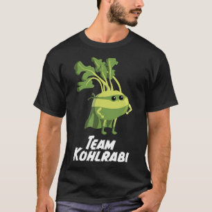 Kohlrabi Vegetable Superfood For Vegans And Vegeta T-Shirt