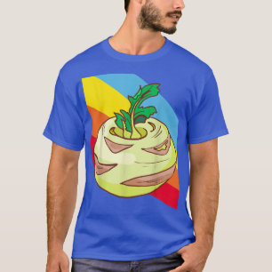 Kohlrabi Vegetables Food Vegan Vegetarian T-Shirt