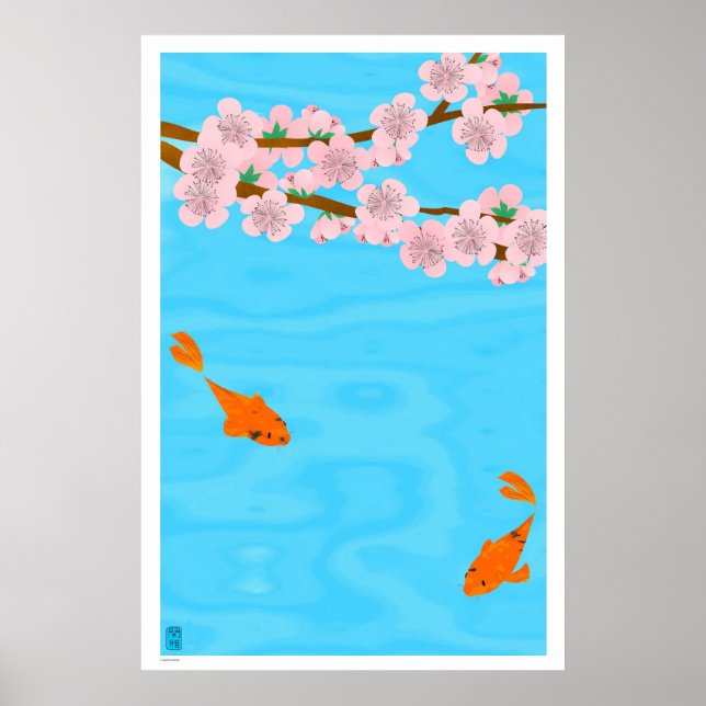 Koi and Sakura Poster (Front)