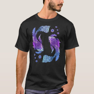 Koi Asian Carp Japanese Koi Carp Japan Pond Yin Ya T-Shirt