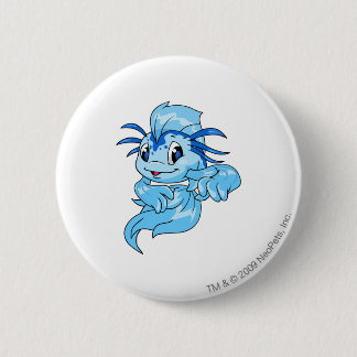Koi Blue 6 Cm Round Badge