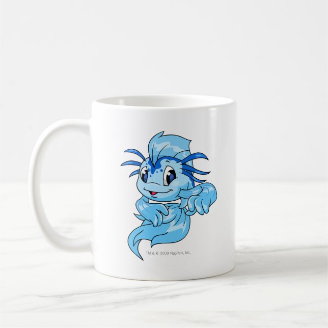Koi Blue Coffee Mug (Left)