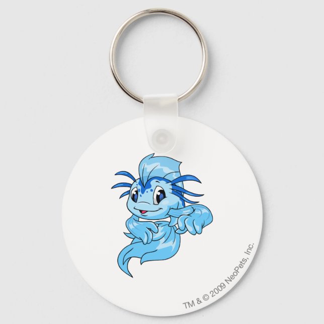 Koi Blue Key Ring (Front)