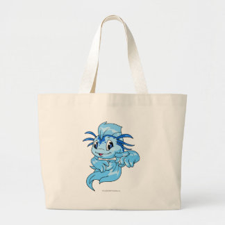 Koi Blue Large Tote Bag
