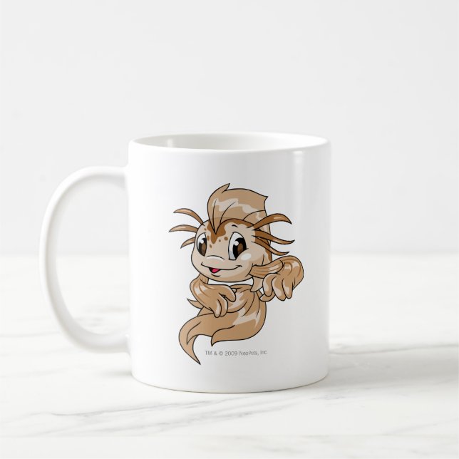 Koi Brown Coffee Mug (Left)