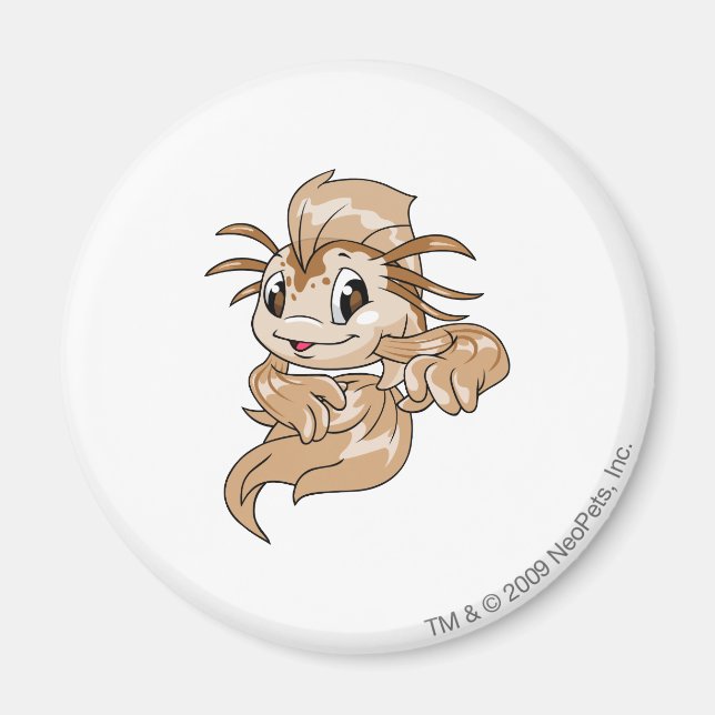 Koi Brown Magnet (Front)